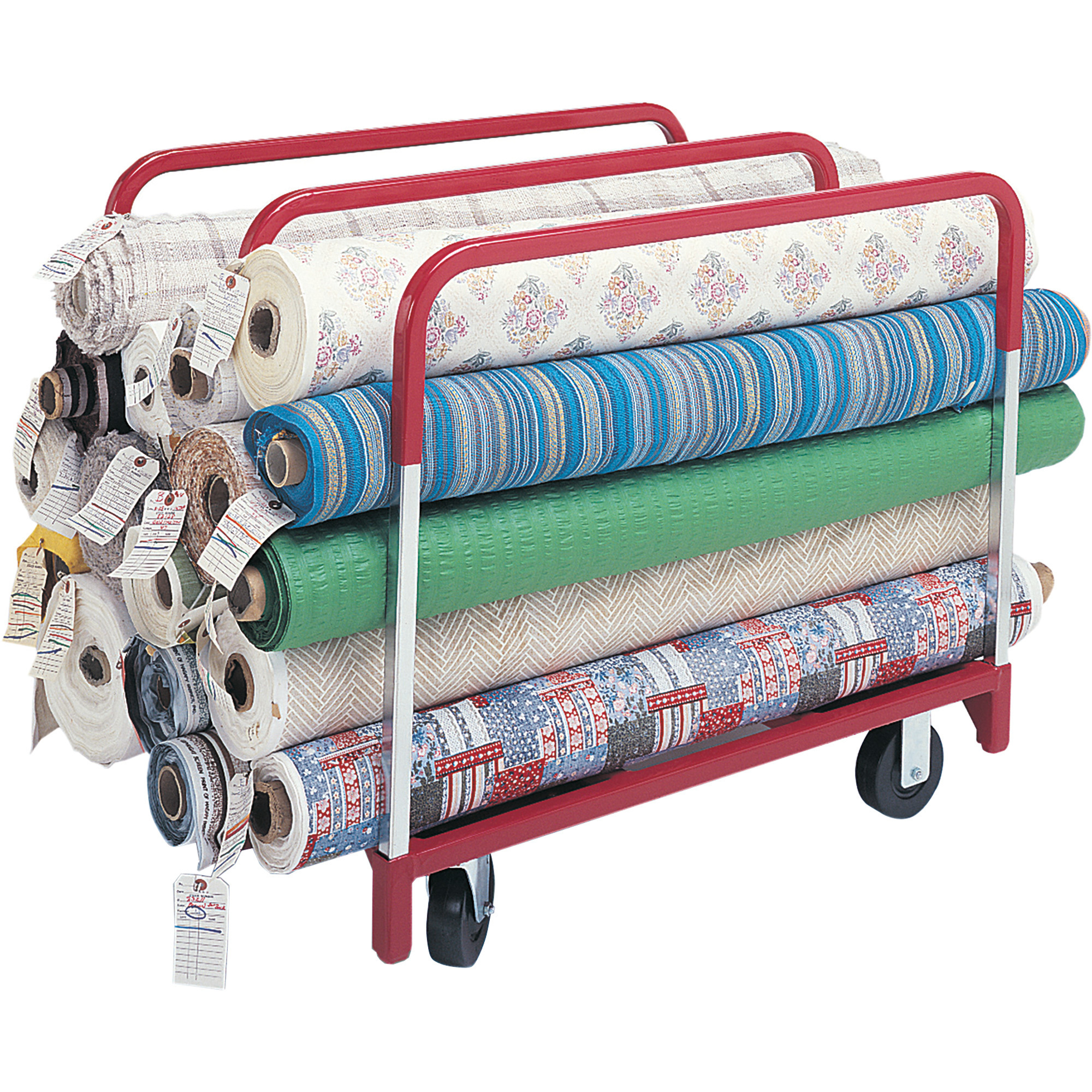 Raymond Panel Mover with 5in. All-Swivel Poly Casters and 3 Standard Uprights, 2400-Lb. Capacity, Model# 3852